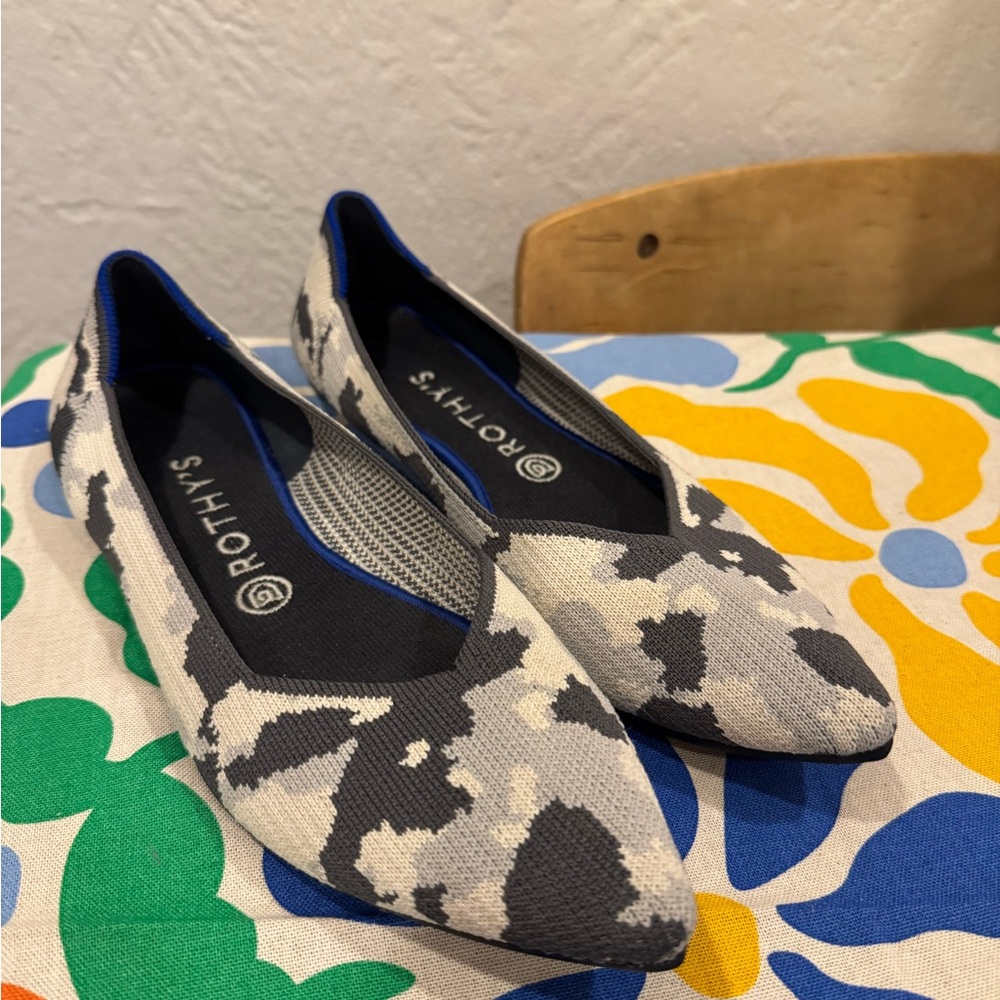 Rothy's The Point in Ash Gray Camo